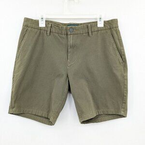 TAYLRD Slim Fit Chino Shorts Men Size 34 Casual Minimalist Stretch Preppy Modern